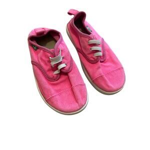 Girls Sanuk Pink Slip On Shoes Size 11 Boat Shoes Toddler